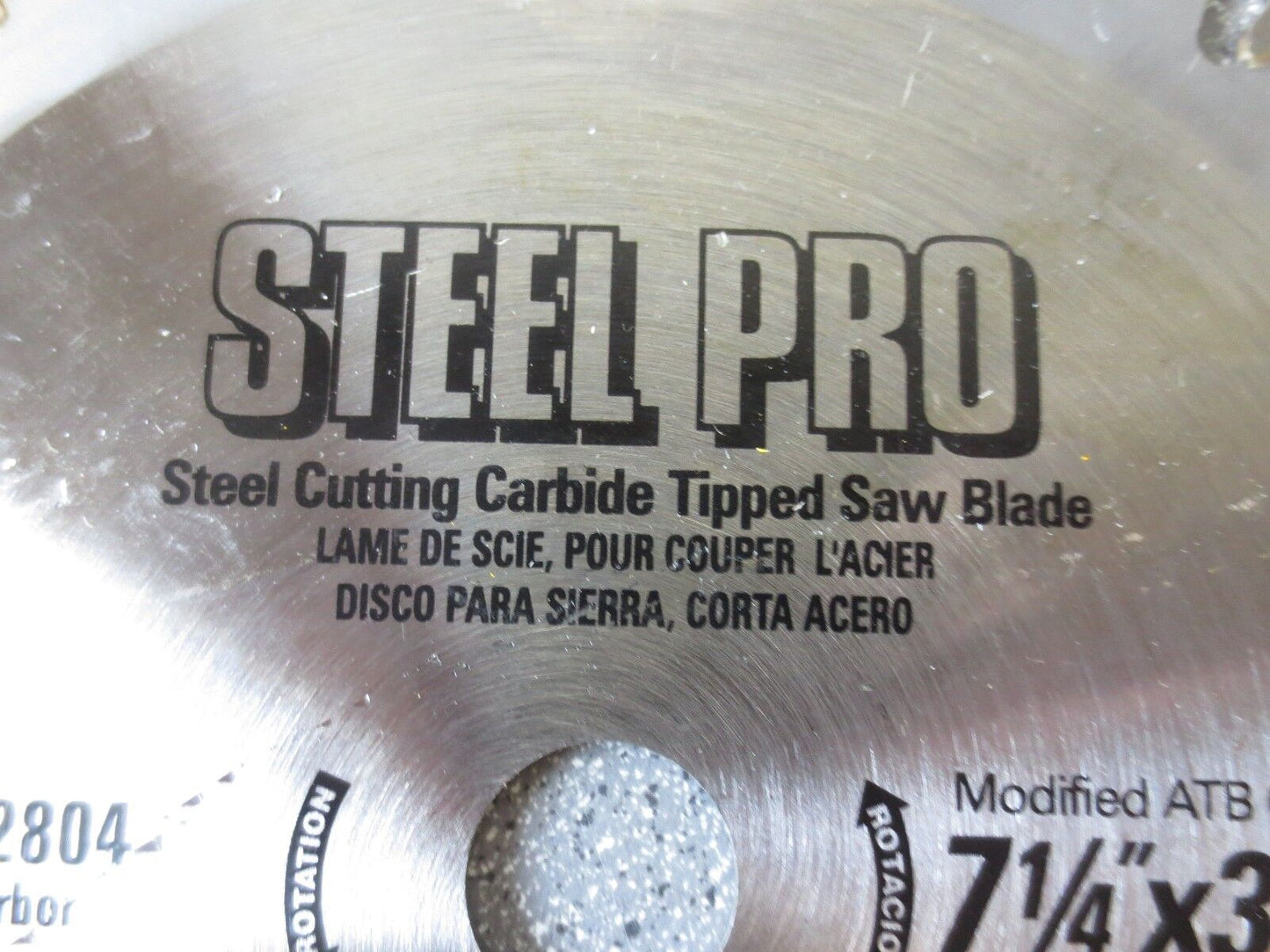 DML 72804 STEEL PRO 38T 7-1/4" CARBIDE TIPPED CIRC SAW BLADE ATB - NEW SURPLUS