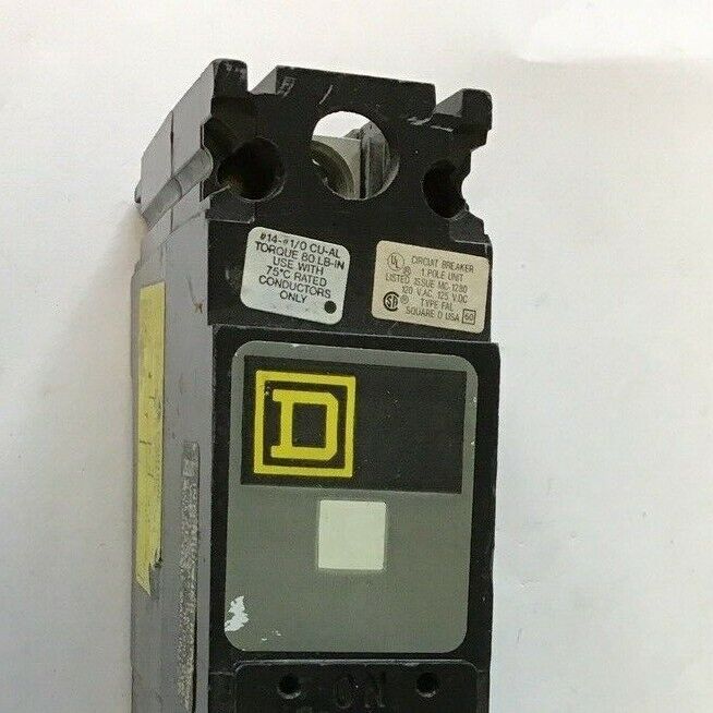 SQUARE D FAL12050 CIRCUIT BREAKER 50A 120VAC/125VDC 1POLE