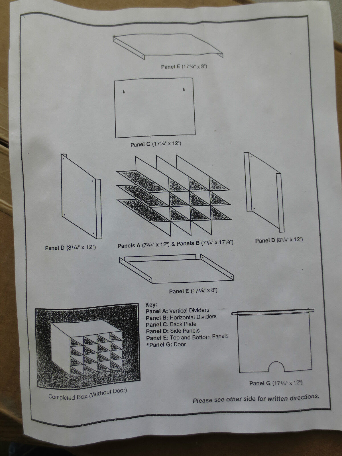 PRINZING PD247E LAB SAFETY SUPPLY 24247 GLASSES/GOGGLES HOLDER - NEW SURPLUS