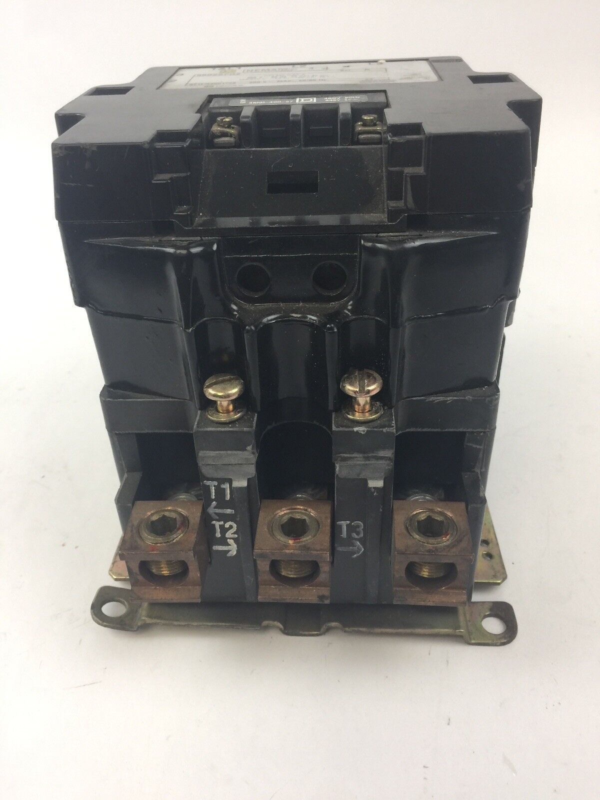 SQUARE D 8502SF02 SIZE 4 CONTACTOR 600V 50/60HZ 31091-400-57 COIL 480V 60HZ