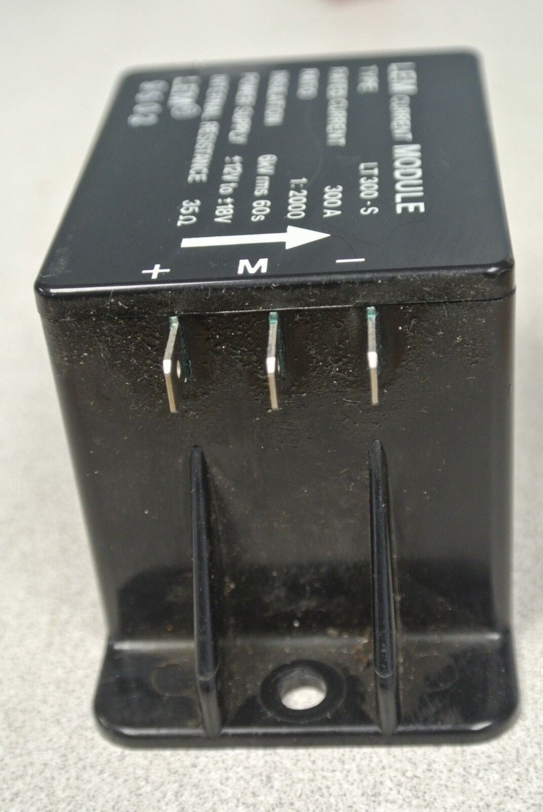 LEM LT300-S CURRENT MODULE / 300A / 1:2000 RATIO / INTERNAL RESISTANCE 35OHM