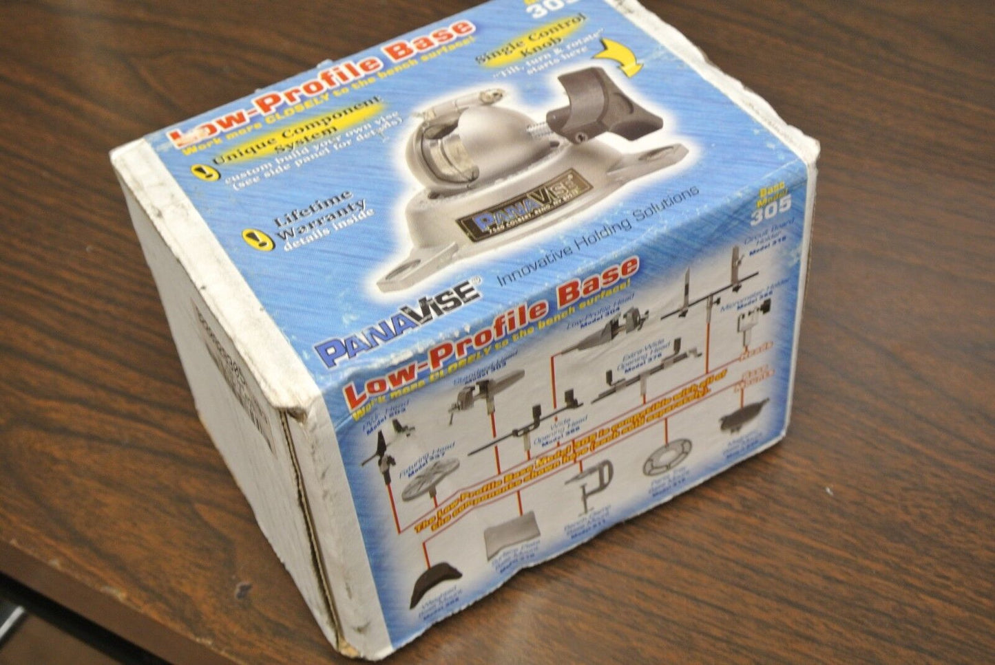 PANAVISE BASE MODEL 305 / LOW-PROFILE BASE / MODEL BUILDING, JEWELRY, HOBBY NEW