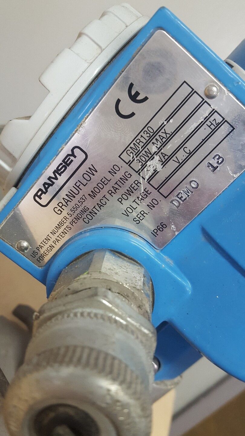Ramsey Granuflow Flow Detector GMR130-G-7-B1, M2RGMR130, CONTACT RATING 30W MAX
