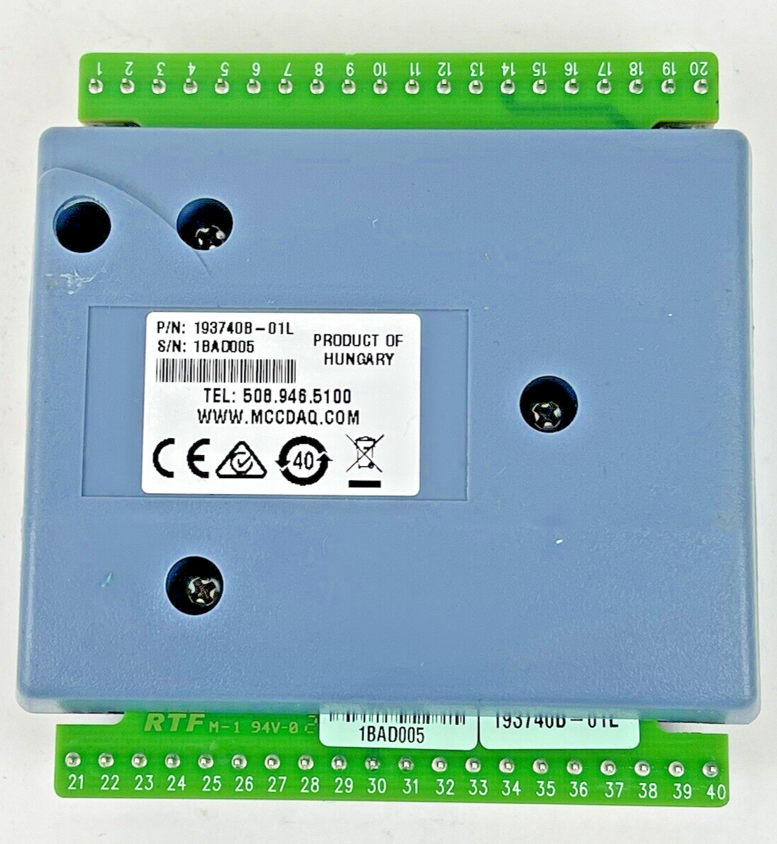MC MEASUREMENT COMPUTING - 193740B-01L - HIGH CURRENT DIGITAL I/O USB DEVICE
