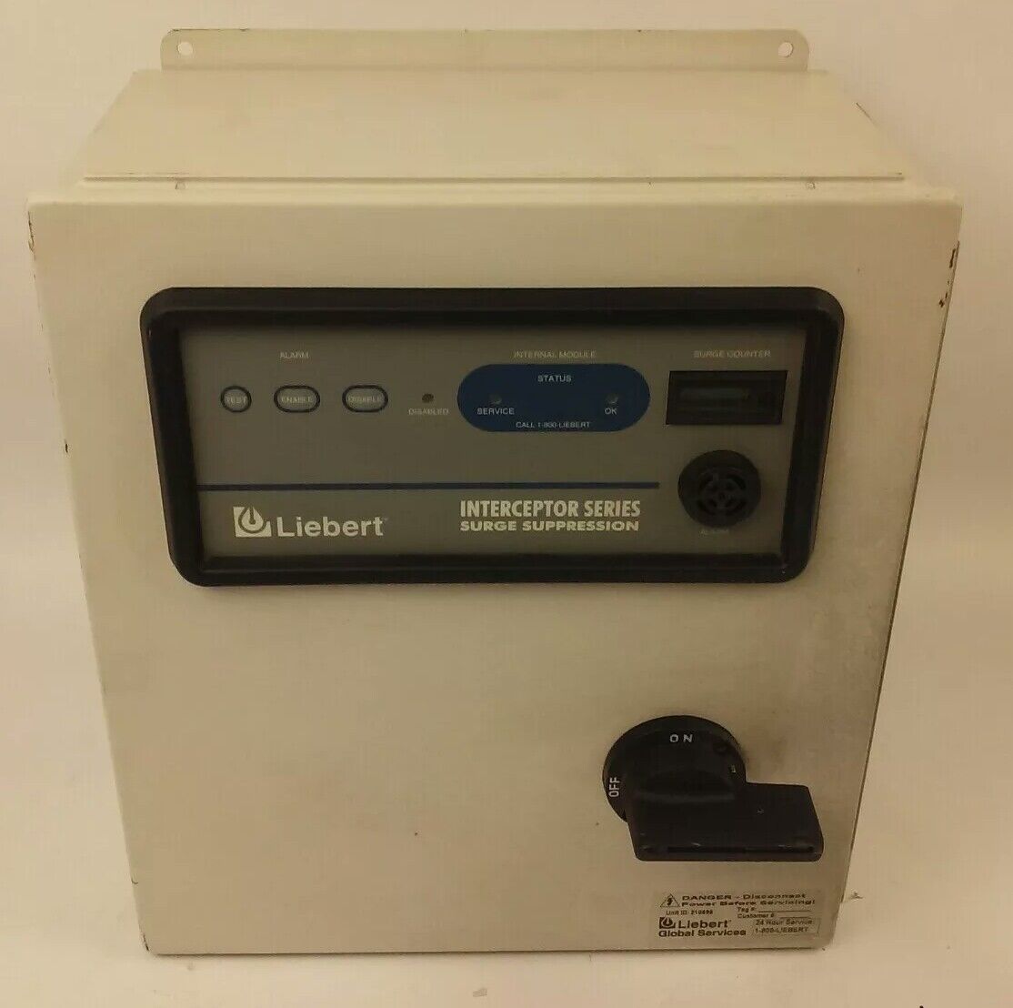 LIEBERT INTERCEPTOR SERIES SURGE SUPPRESSION S277Y111R-06 3PH 277/480V 50/60HZ