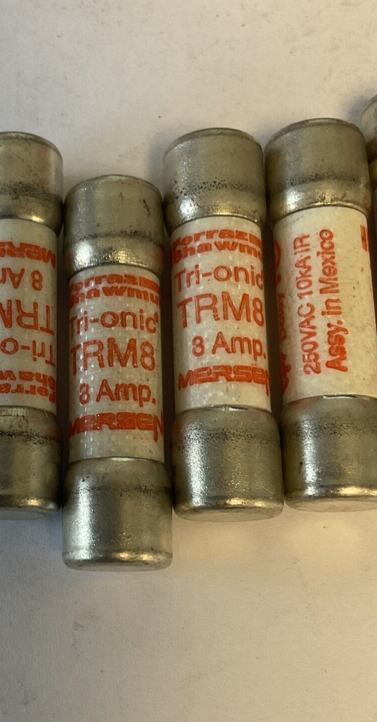 FERRAZ SHAWMUT TRM8 8A FUSE 250VAC ***LOTOF37***