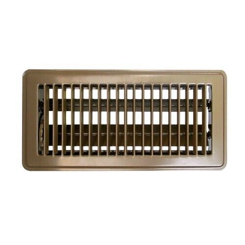 METAL-FAB **BOX OF 20** - MFFR412B - FLOOR REGISTERS - 4" X 12" - NEW IN BOX