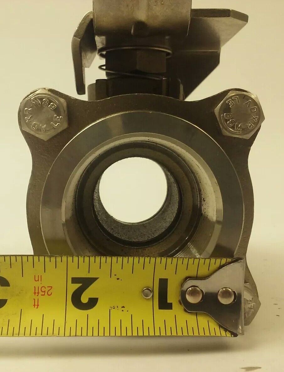 SWAGELOCK SS-67PF24 BALL VALVE 1500 PSI@100F, 103 BAR@38C, 450F@ 500PSI, 1.25in