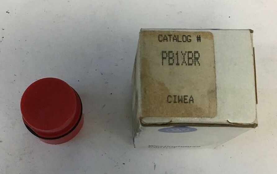 WESTINGHOUSE PB1XBR FLUSH PUSH BUTTON CAP RED ***LOTOF7***