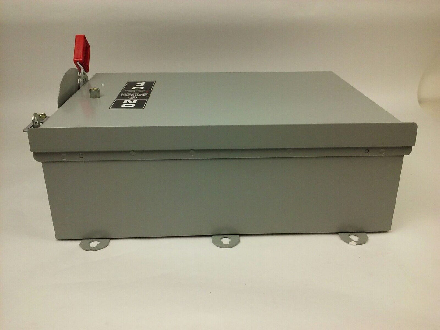 GE TH6661, MOD 10, Safety Switch, 30A, 600VAC/250DC, MAX H.P. 20, TYPE1-3R-5-12