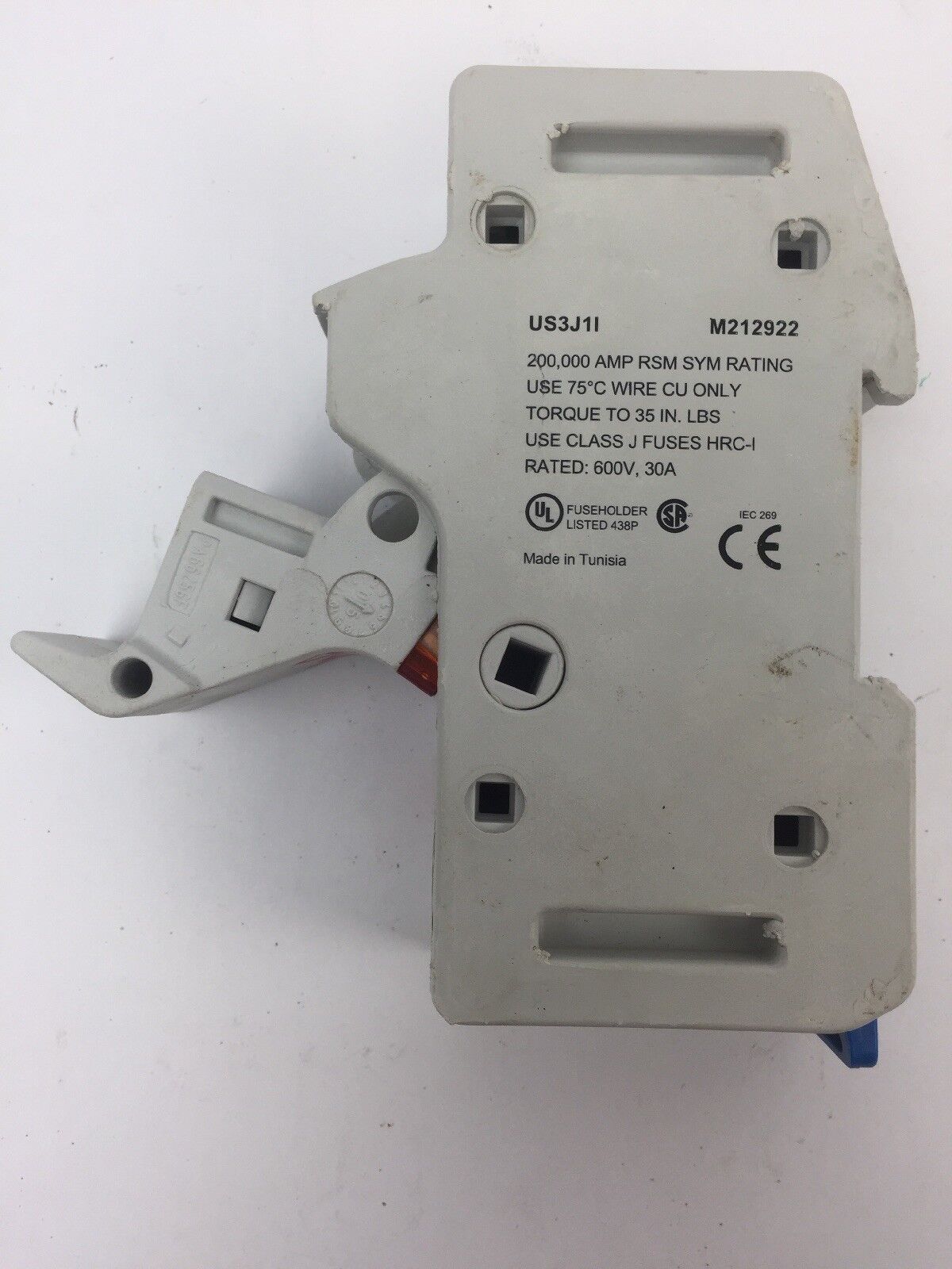 FERRAZ SHAWMUT US3J1I ULTRASAFE FUSE HOLDER 600V 30A