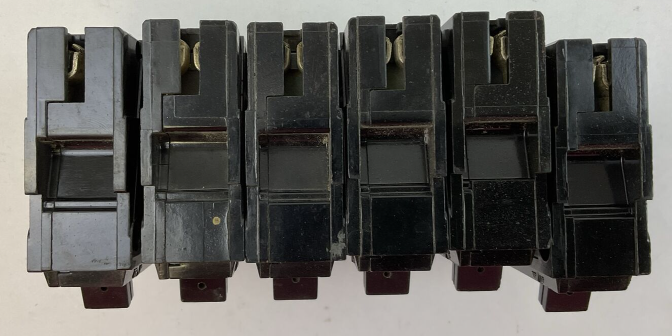 GE THQL1150 CIRCUIT BREAKER 1POLE 50AMP 120/240VAC (LOT OF 6)