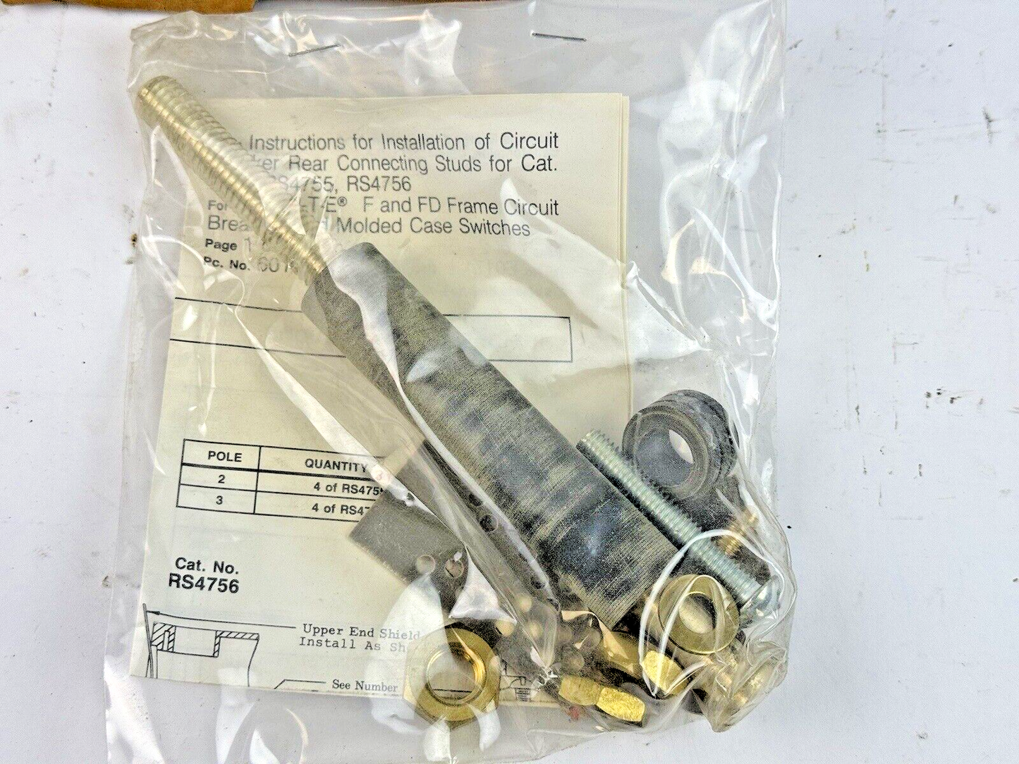 ITE / SIEMENS - RS4755 (LONG) - REAR CONNECTING STUDS FOR F, FD FRAME TYPES