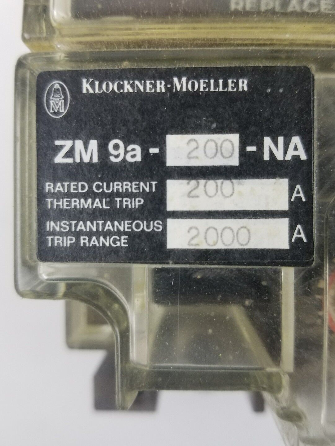 Klockner-Moeller NZM9-250 | ZM9A-200 3 Pole 600 VAC 225A