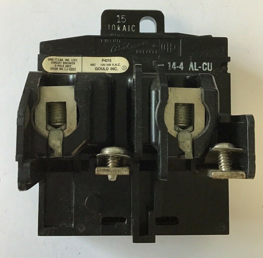 ITE P4215 120/240VAC PUSHMATIC 2POLE CIRCUIT BREAKER