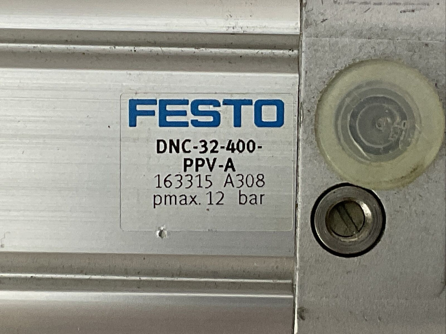 FESTO DNC-32-400-PPV-A CYLINDER pmax. 12 bar