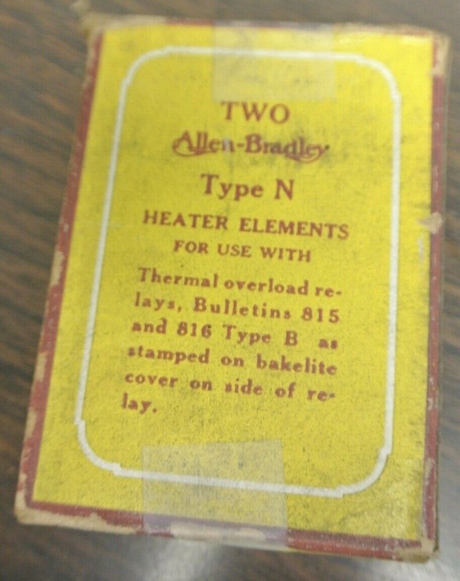 BOX of 2 / ALLEN-BRADLEY N61 / OVERLOAD HEATER ELEMENT / NEW SURPLUS