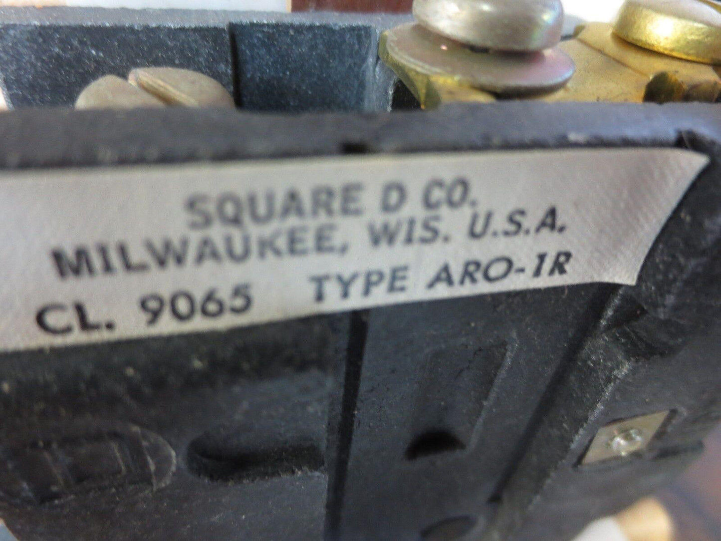 SQUARE D CLASS 9065 ARO-1R / AR0-1R THERMAL OVERLOAD RELAY 78042 - NEW SURPLUS