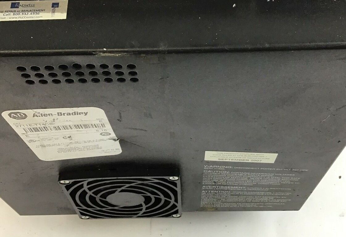ALLEN BRADLEY 2711E-T14C6X PANELVIEW SER.E FRN 5.16 REV E 115/230VAC