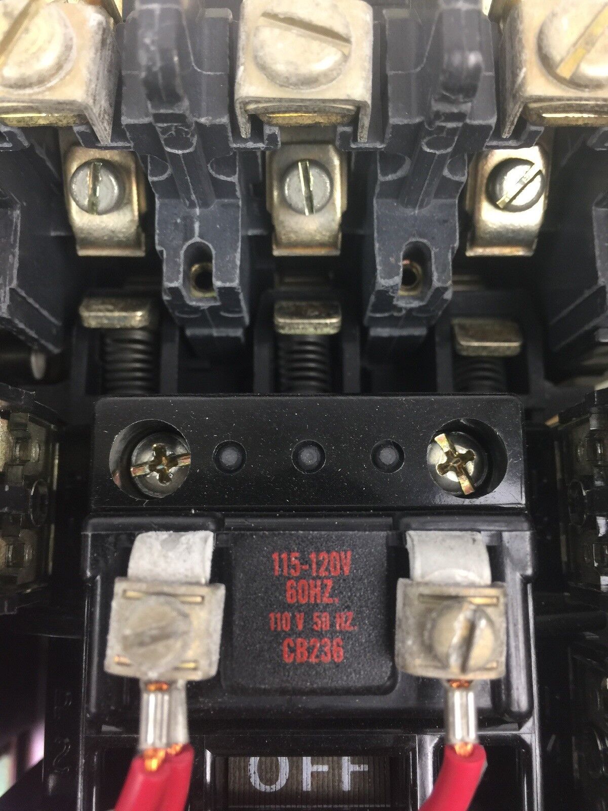 ALLEN BRADLEY 505-BJB-6X-90011 FULL VOLTAGE REVERSING STARTER 115-120V 60HZ