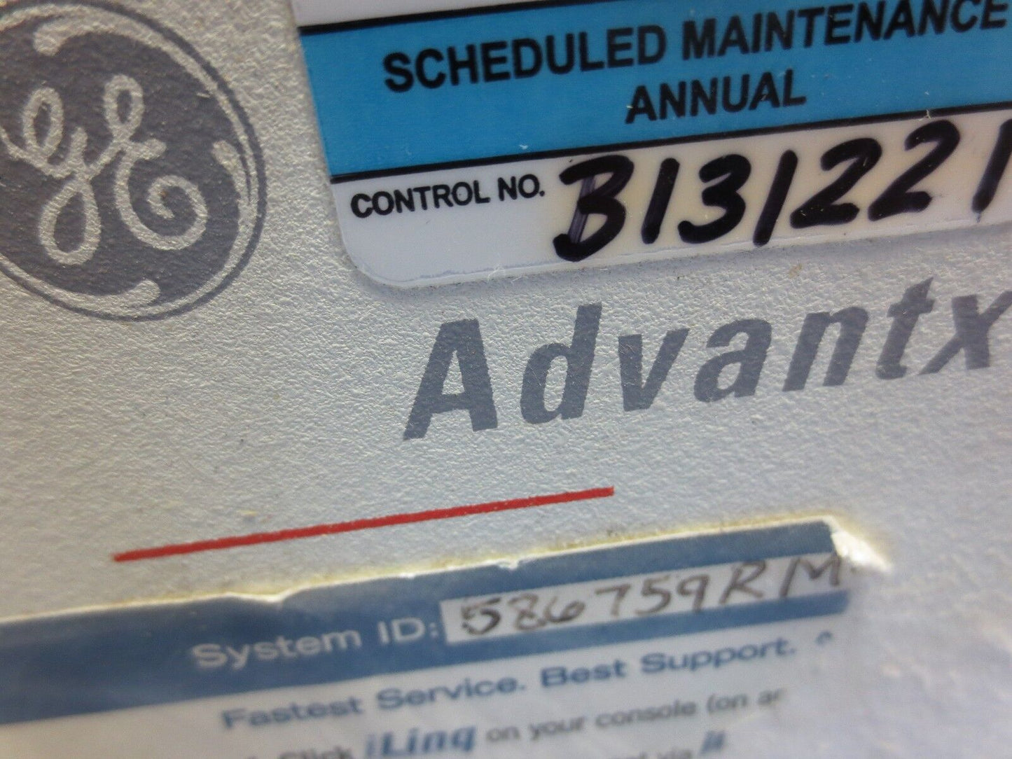 GE 46-276420G1 ADVANTX LFX CONSOLE - 120V, 60Hz, 3A - for PARTS or REPAIR
