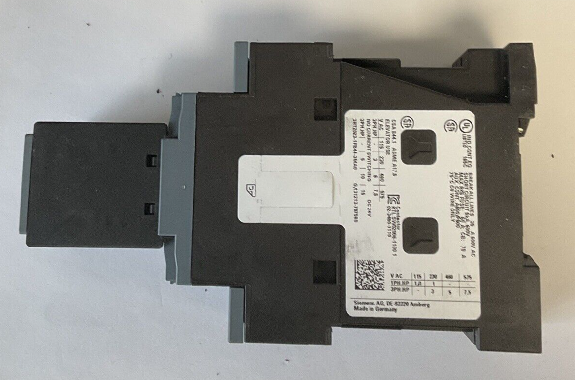 SIEMENS 3RT2023-1FB44-3MA0 CONTACTORS 24VDC 35A