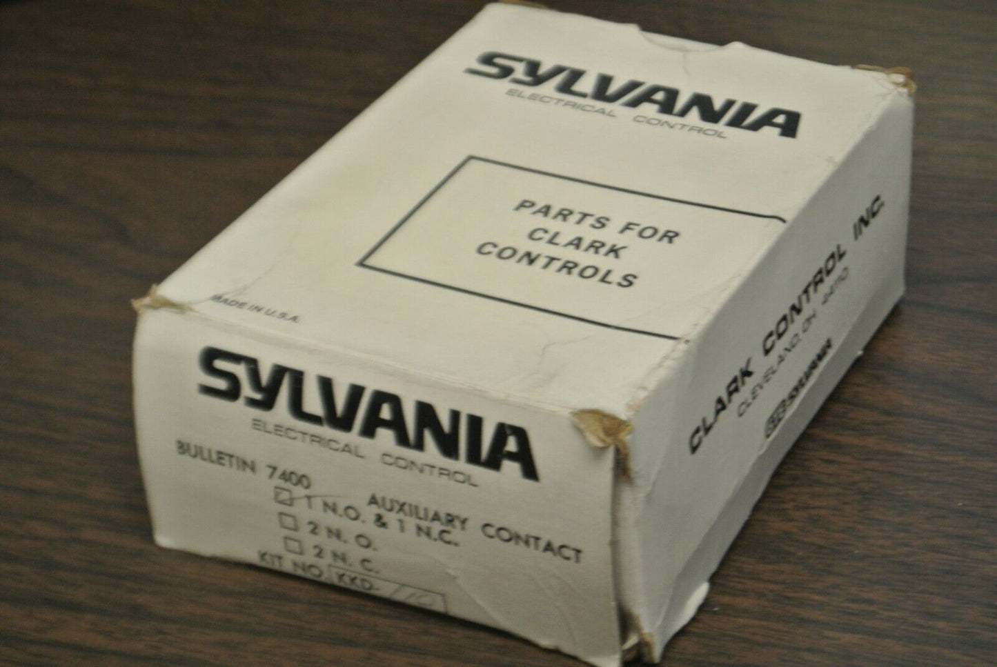 SYLVANIA / JOSLYN CLARK KKD-110 AUXILIARY CONTACT / 1 N.O. / 1 N.C. NEW SURPLUS