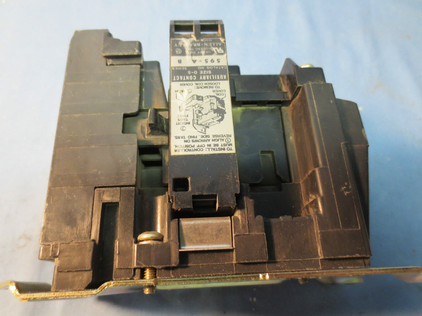 ALLEN-BRADLEY 500F-BOD93 RELAY Ser B, SIZE 1, 120V COIL w/ CB236 - w/ 595-A