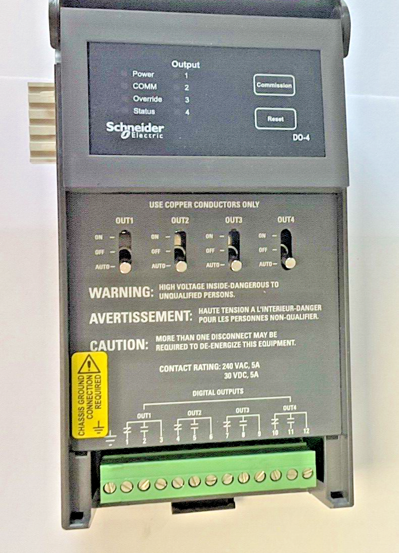 SCHNEIDER ELECTRIC DO-4-R-O I/O MODULE 24VDC 2.8W