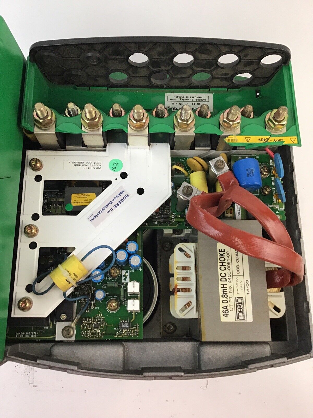 CONTROL TECHNIQUES UNI3203LV SPINDLE DRIVE 25HP 50/60HZ 3PH 240V 60A UNIDRIVE V3