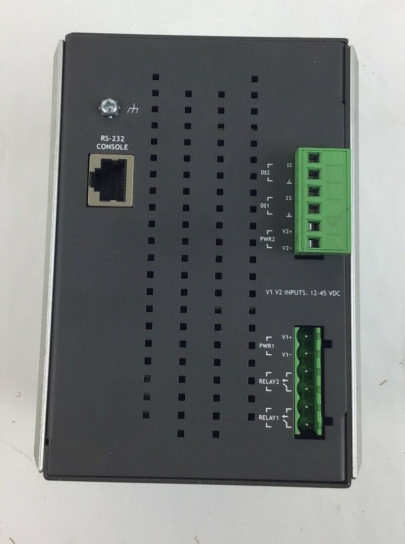 MOXA EDS-516A ETHERNETDEVICE SWITCH REV. 1.5 12-45VDC 1.6A CLASS2