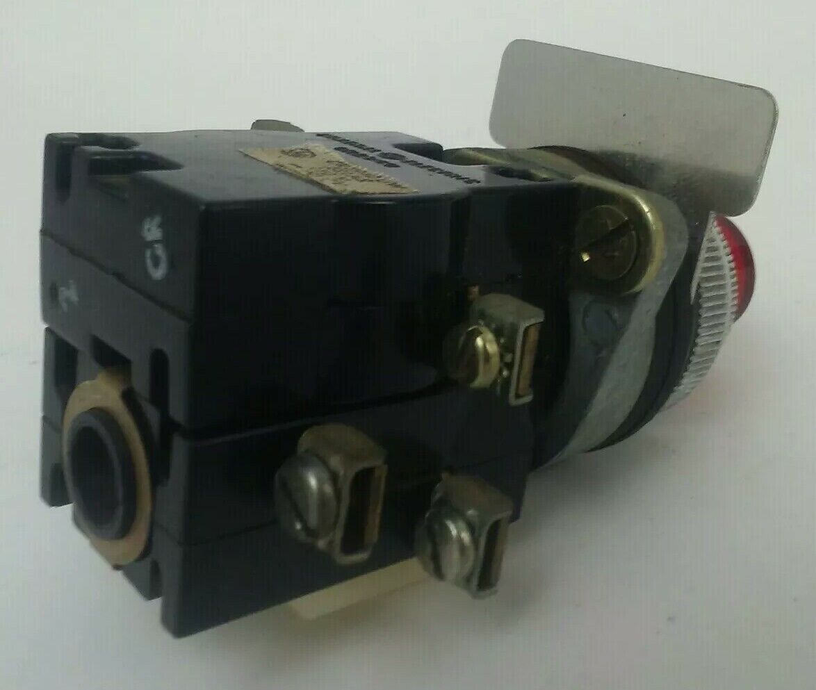 GENERAL ELECTRIC CR294UW221A2 RED PUSH BUTTON 110V 50/60HZ