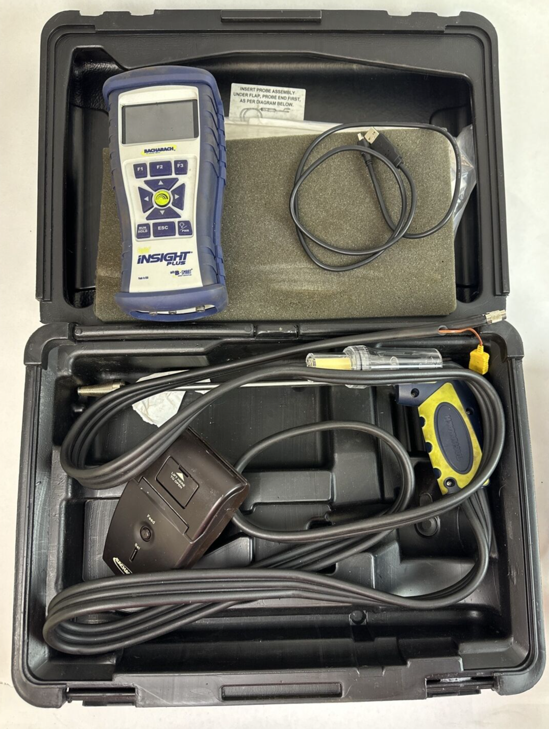 BACHARACH 24-7344 V1.20 COMBUSTION ANALYZER FYRITE INSIGHT PLUS WITH B-SMART