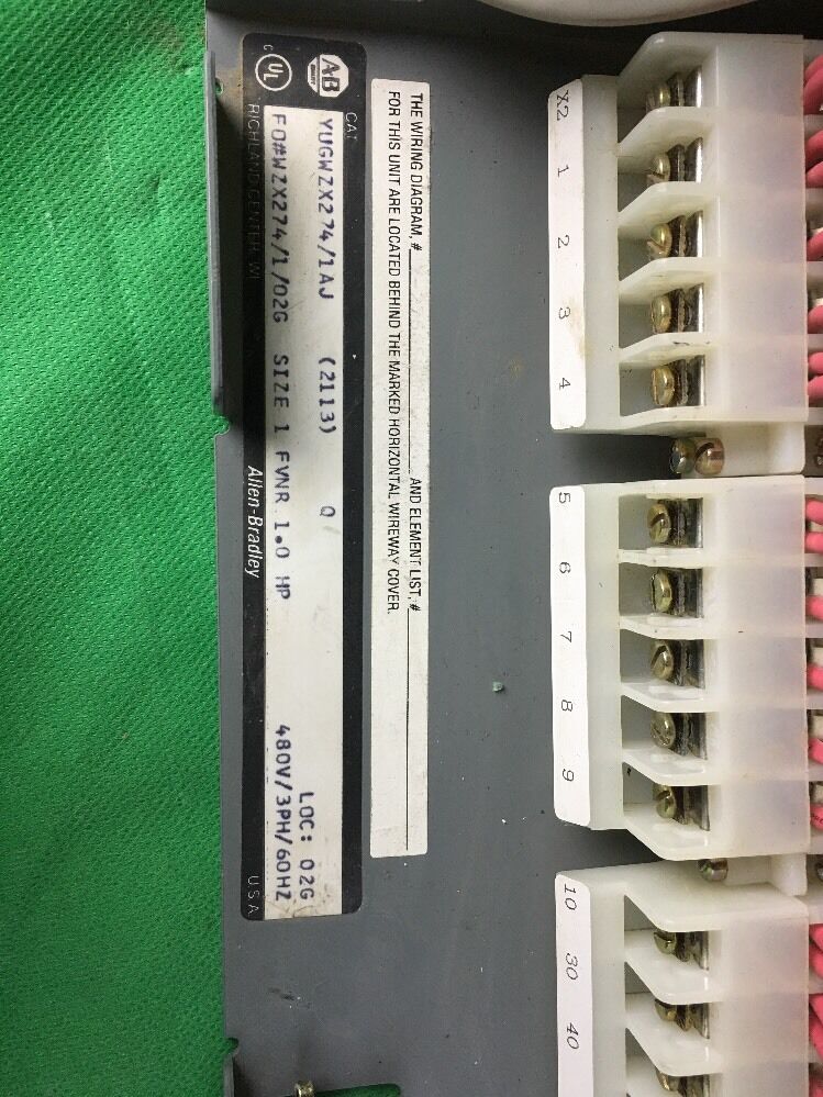 ALLEN BRADLEY 2100 CENTERLINE 480V 3AMP HMCP BREAKER SIZE 1 509-BOD MCC BUCKET