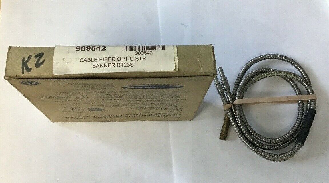 BANNER BT23S FIBER OPTIC CABLE.