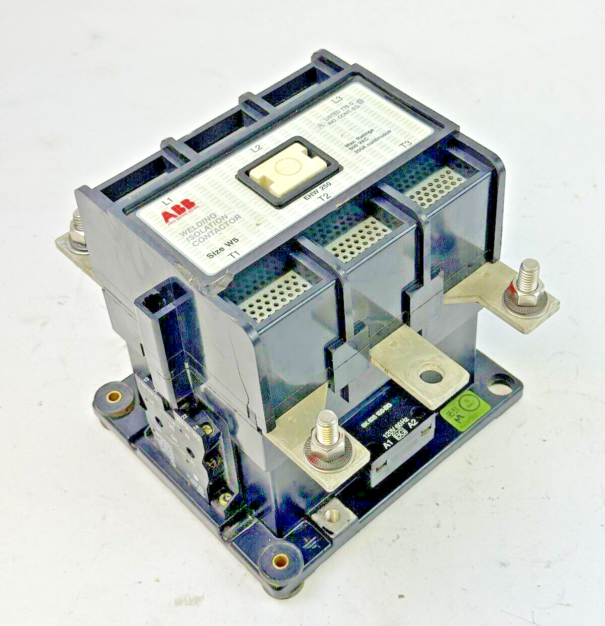 ABB - EHW 250 - WELDING ISOLATOR CONTACTOR - SIZE W5, 120V COIL SK 826 100-BG