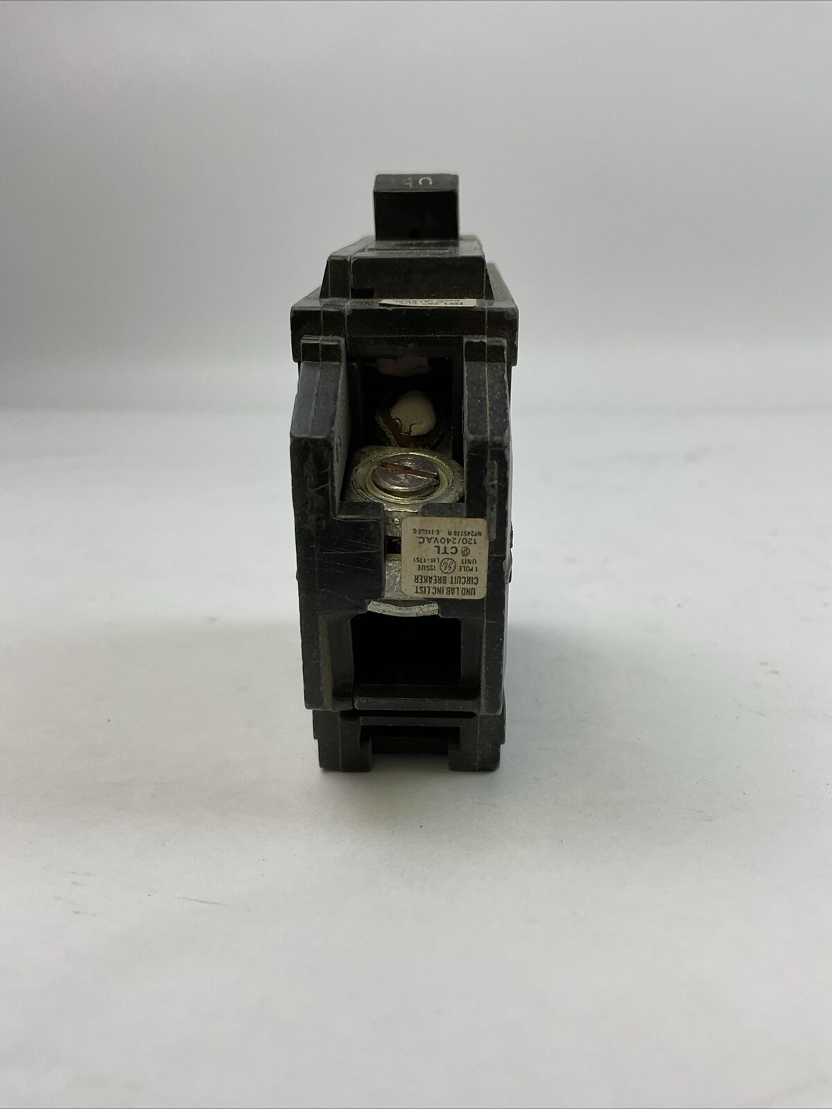 GE THHQB1140 CIRCUIT BREAKER 1POLE 40AMP 120/240VAC
