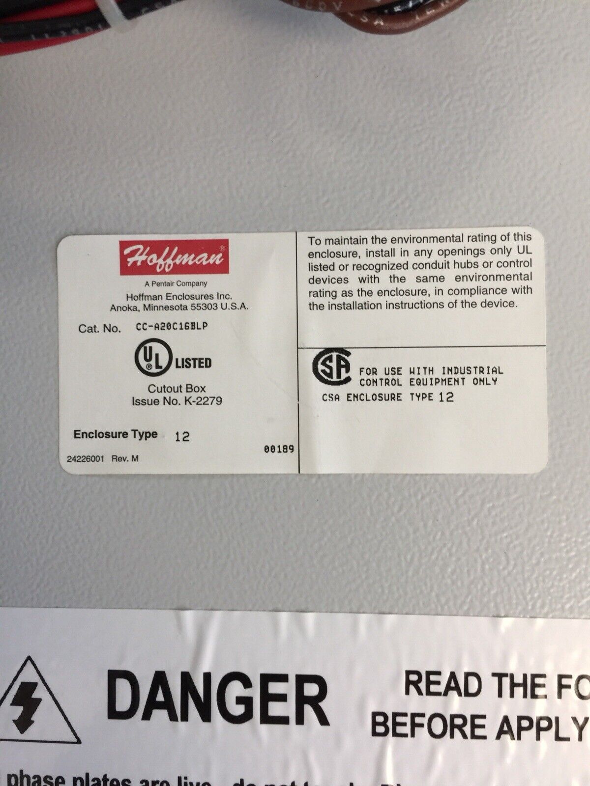 LIBERT S277Y220R-01 SURGE SUPRESSOR 277/480V 3PHASE WYE 3W+G 50/60HZ