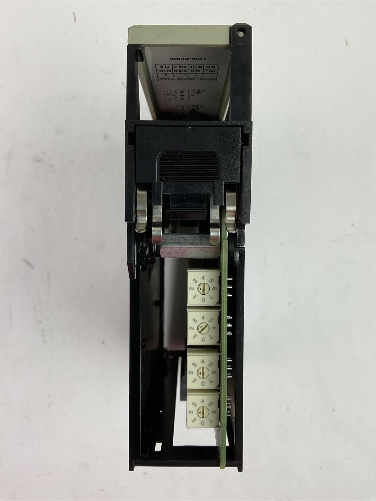 ALLEN BRADLEY 1756-DHRIO SER D CAT REV D01 F/W REV 6.2 DH+/RIO COMMUNICATIONS