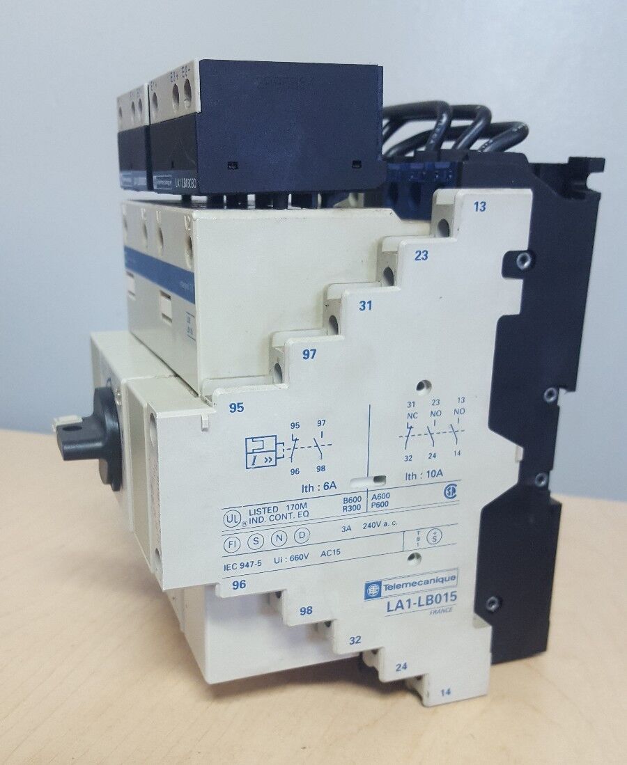 TELEMECANIQUE integral 18 REVERSING STARTER LD5-LB130 LA1-LB015 LA1 LB080BD
