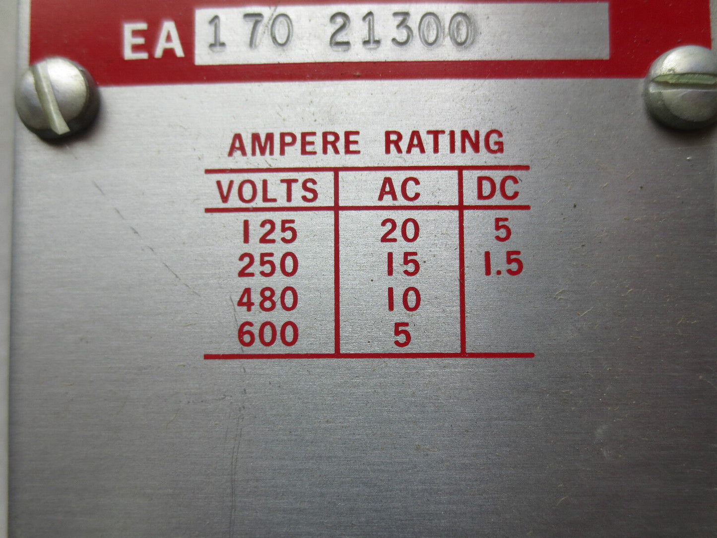 NAMCO EA170-21300 SNAP-LOCK LIMIT SWITCH - NEW SURPLUS