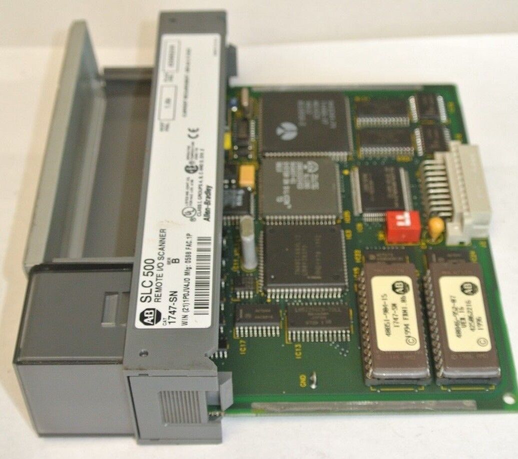 ALLEN-BRADLEY 1747-SN REMOTE I/O SCANNER MODULE - Ser. B - HOST FRN: 1.0b