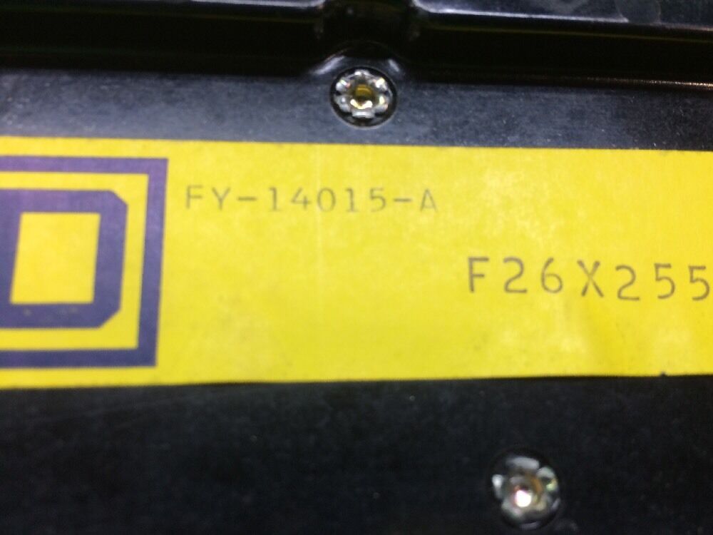 SQUARE D FY14015A CIRCUIT BREAKER, USED GREAT CONDITION