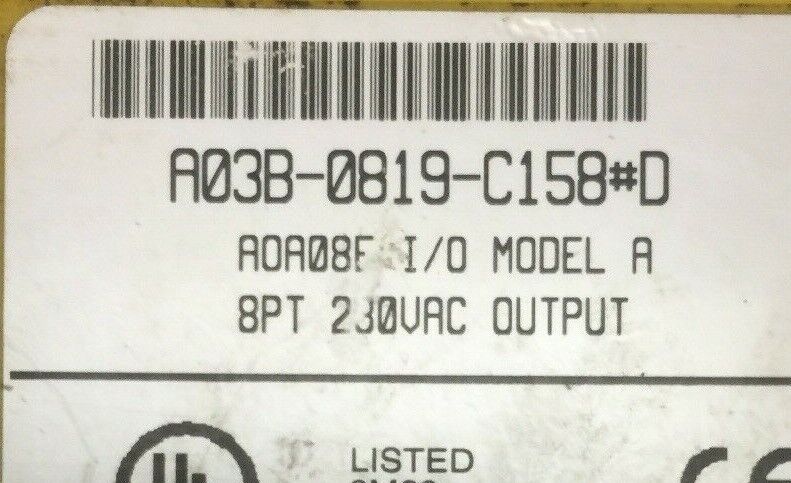 FANUC A03B-0819-C158#D I/O MODULE MODEL A 8PT 230VAC OUTPUT