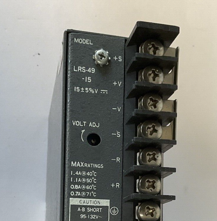 LAMBDA LRS-49-15 REGULATED POWER SUPPLY 350VDC