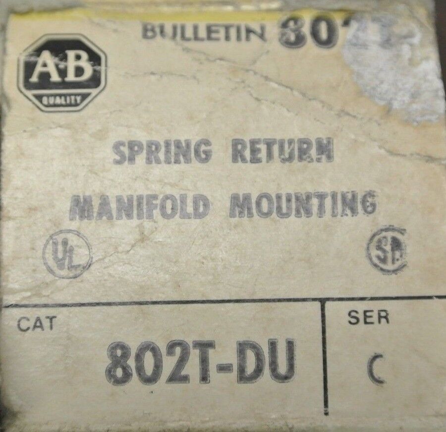 ALLEN-BRADLEY 802T-DU Ser. C / OILTIGHT LIMIT SWITCH / SPRING RETURN NEW SURPLUS