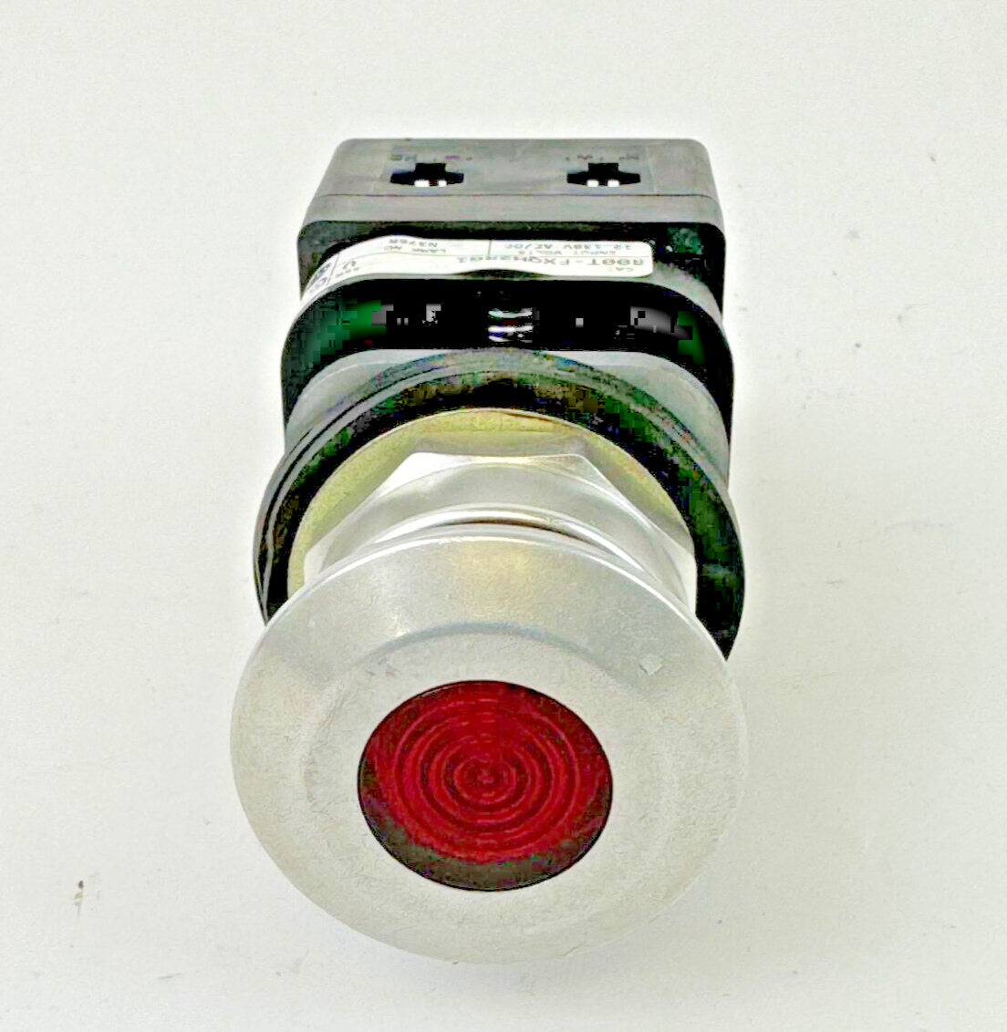 ALLEN-BRADLEY - 800T-FXQH2RG1 SER. U - RED PUSH/PULL BUTTON W/ BLOCK - NO BULB