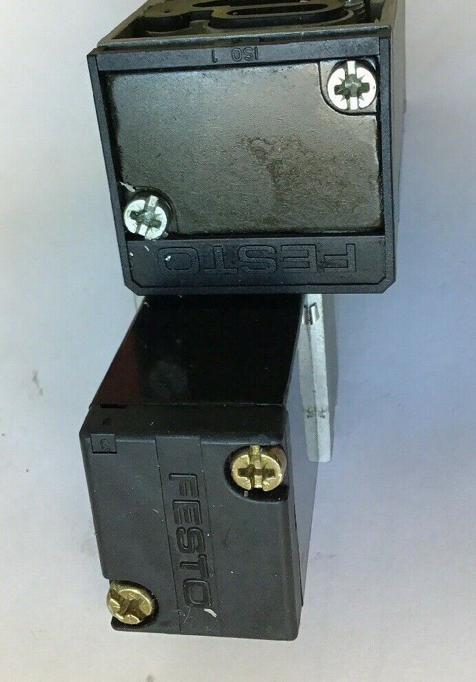 FESTO MVH-5/2-D-1-FR-C SOLENIOD VALVE W/FESTO MSV-3 20,4-26,4VDC 2,5W
