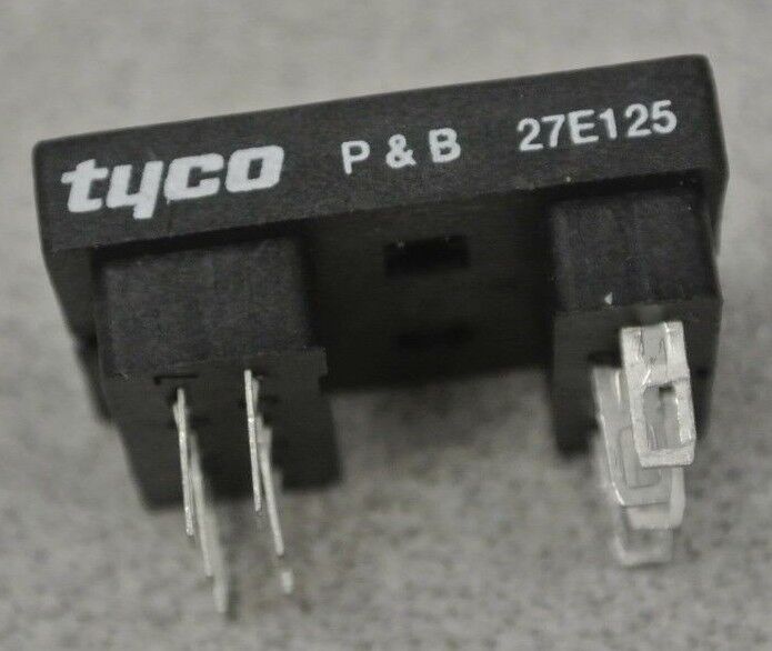 LOT of 10 / TYCO / POTTER & BRUMFIELD 27E125 RELAY SOCKET / 2-POLE / SOLDER NEW