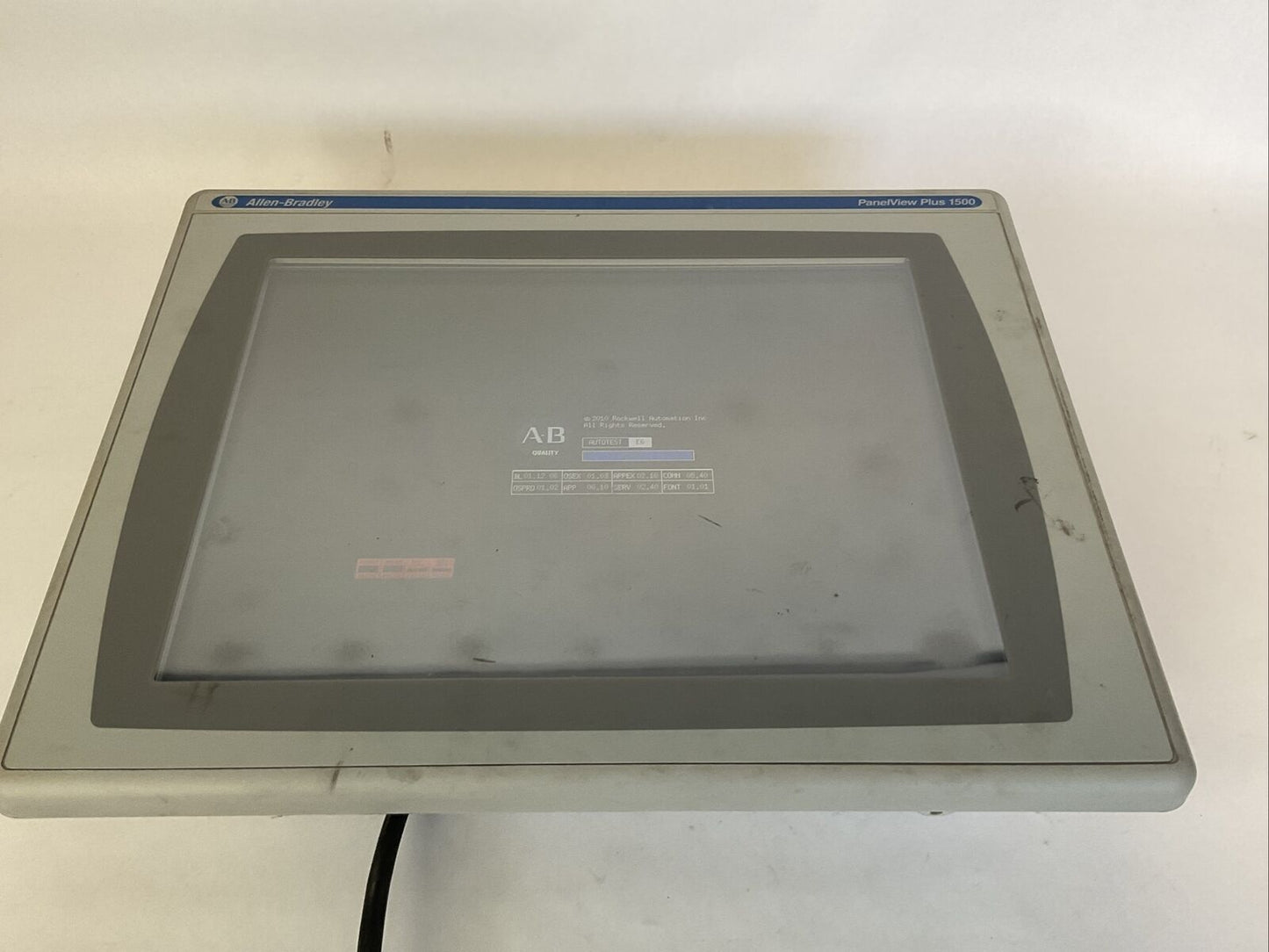 ALLEN BRADLEY 2711P-T15C4D9 SER A PANELVIEW PLUS 1500 (2711P-RP9D, 2711P-RDT15C)